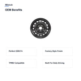 Milesub 16" OEM Style Replacement Wheel for Nissan Altima 2019-2023 - OEM Benefits