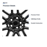 Milesub 18" OEM Style Replacement Wheel for Toyota Corolla 2021-2024 - Precision Details