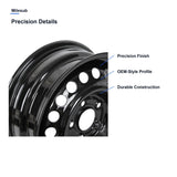 Milesub 15" OEM Style Replacement Wheel for Kia Forte 2017-2018 - Precision Details