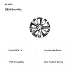 MilesUp 19" OEM Style Replacement Wheel for Nissan Altima 2019-2022 - OEM Benefits