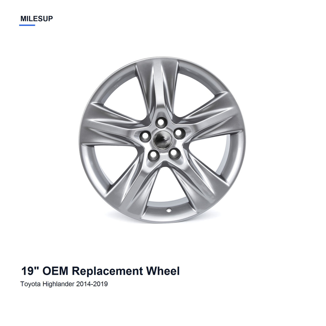 MilesUp 19" OEM Style Replacement Wheel for Toyota Highlander 2014-2019 - Hero Product