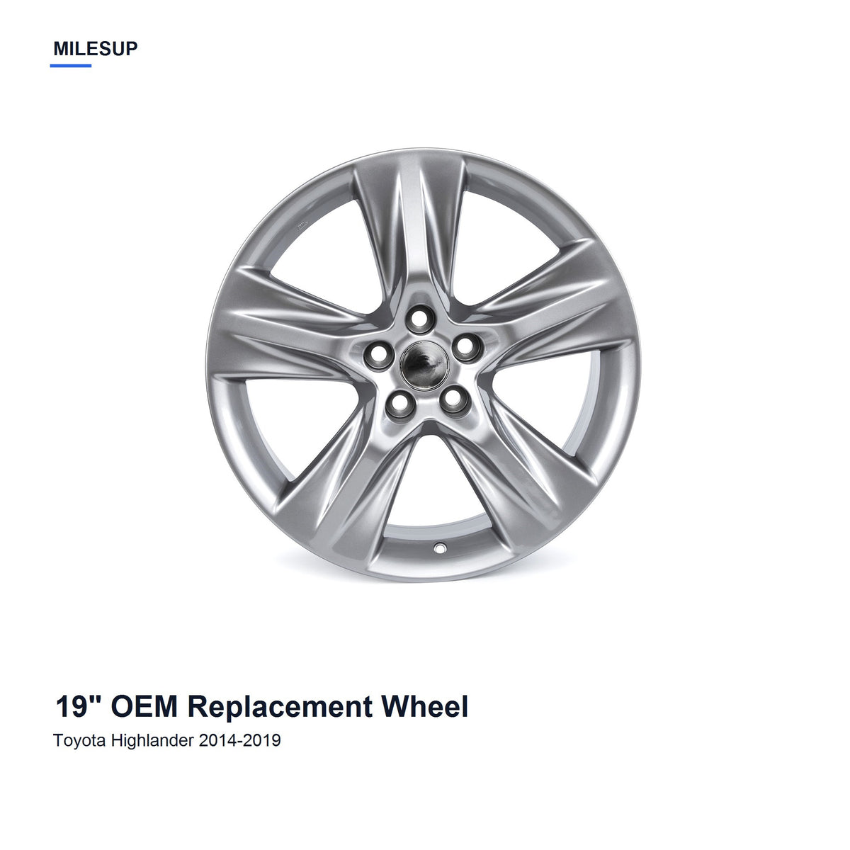 MilesUp 19" OEM Style Replacement Wheel for Toyota Highlander 2014-2019 - Hero Product