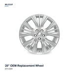 MilesUp 20" OEM Style Replacement Wheel for Impala 2014-2020 - Hero Product