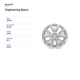 MilesUp 20" OEM Style Replacement Wheel for Impala 2014-2020 - Engineering Specs