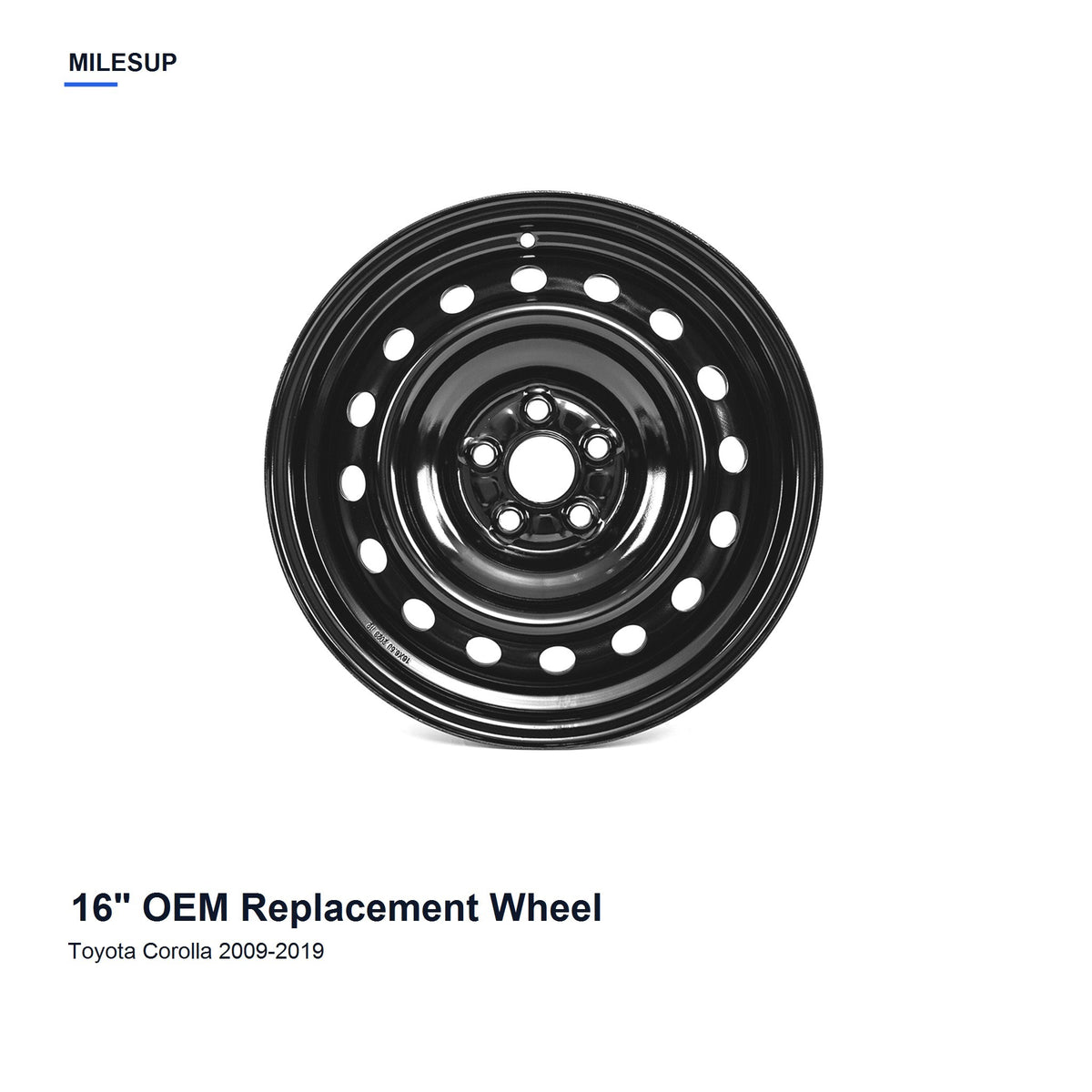 MilesUp 16" OEM Style Replacement Wheel for Toyota Corolla 2009-2019 - Hero Product