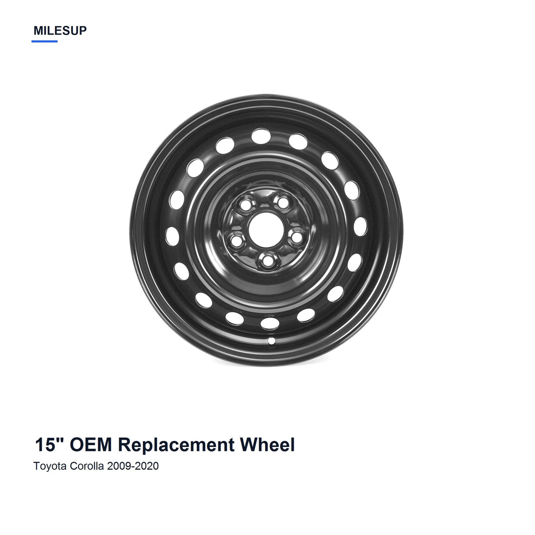 MilesUp 15" OEM Style Replacement Wheel for Toyota Corolla 2009-2020 - Hero Product