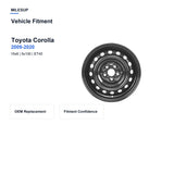 MilesUp 15" OEM Style Replacement Wheel for Toyota Corolla 2009-2020 - Vehicle Fitment