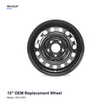 MilesUp 15" OEM Style Replacement Wheel for Nissan NV200 2013-2021 - Hero Product