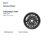 MilesUp 16" OEM Style Replacement Wheel for Volkswagen Jetta 2005-2018 - Vehicle Fitment