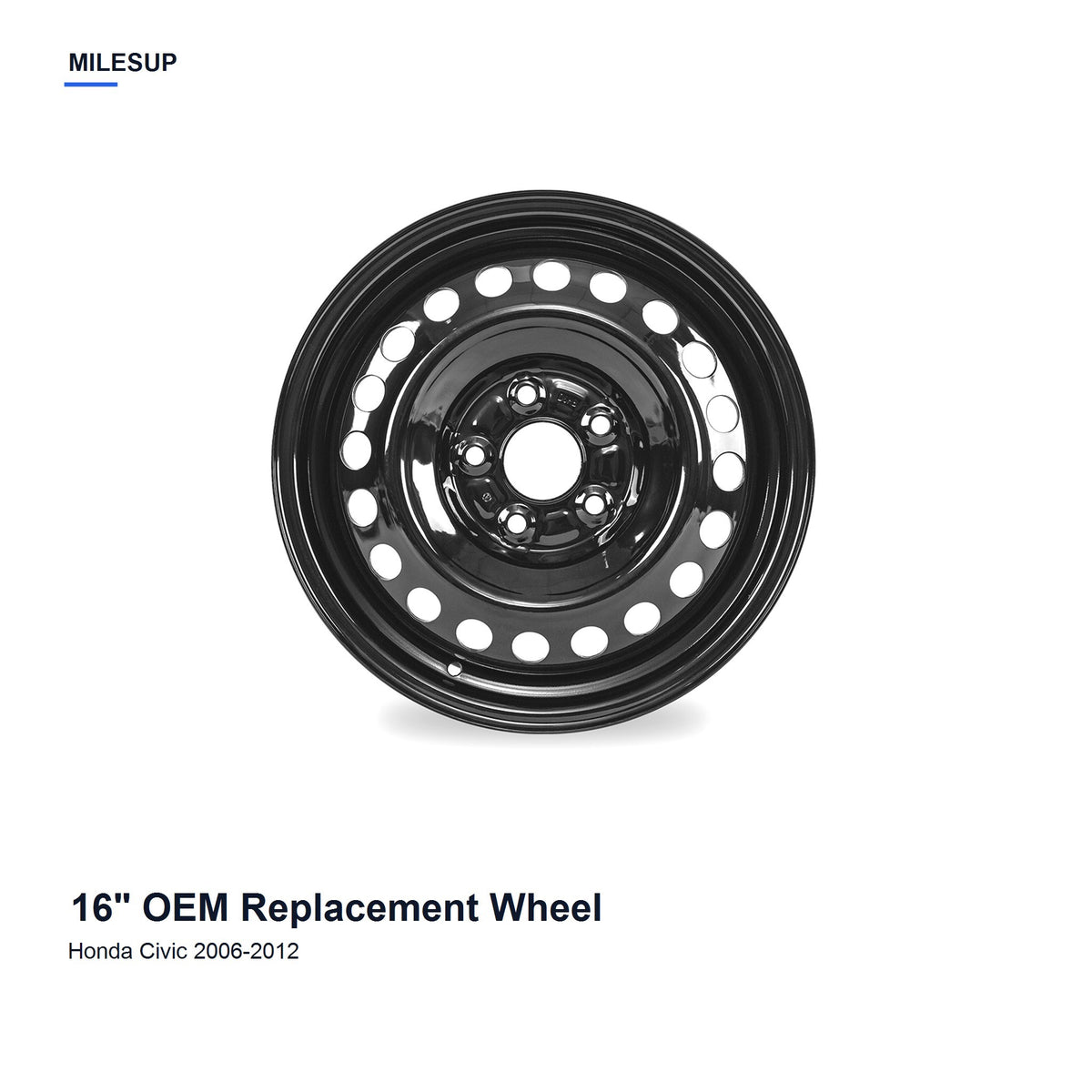 MilesUp 16" OEM Style Replacement Wheel for Honda Civic 2006-2012 - Hero Product