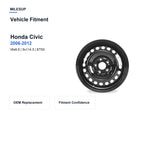 MilesUp 16" OEM Style Replacement Wheel for Honda Civic 2006-2012 - Vehicle Fitment
