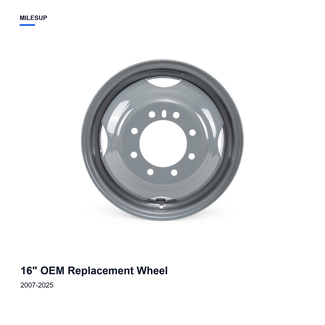 16x6 Grey replacement wheel for Ford E-450 2007-2025