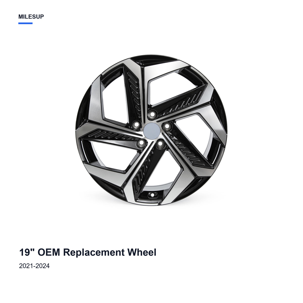 19x7.5 Black replacement wheel for Hyundai Tucson 2021-2024