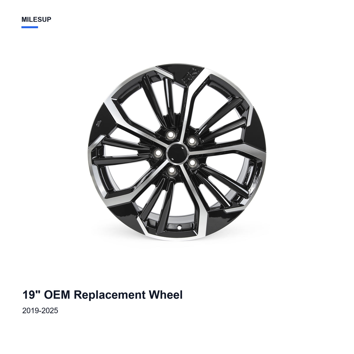 19x8 Black replacement wheel for Nissan Altima 2019-2025