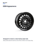 OEM-style appearance of the 17x7 Black replacement wheel for Toyota RAV4 2019-2024