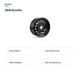 Milesub 15" OEM Style Replacement Wheel for Fiat 500 2012-2019 - OEM Benefits