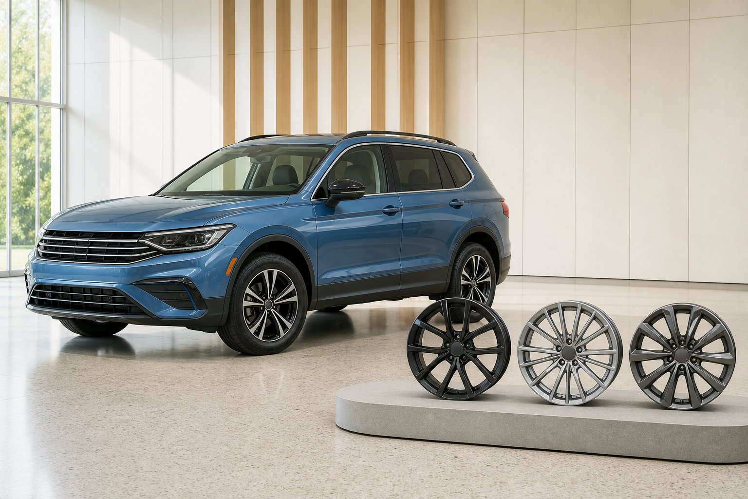 Volkswagen Hero with OEM-style replacement wheels