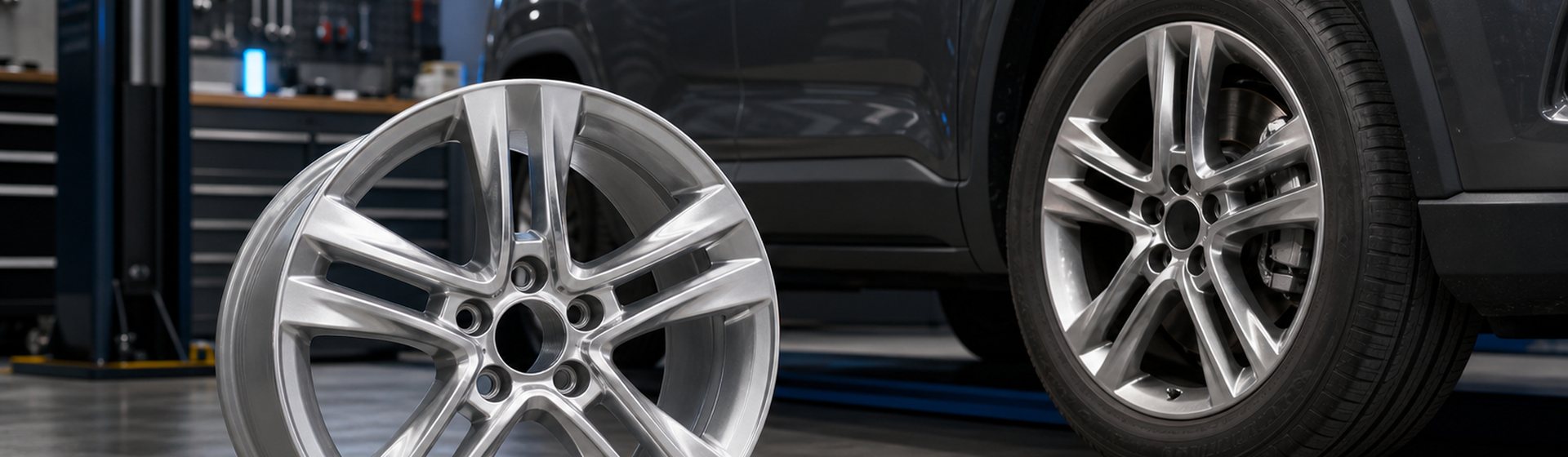 MilesUp OEM replacement wheel fitted on a vehicle